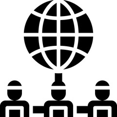 network solid icon