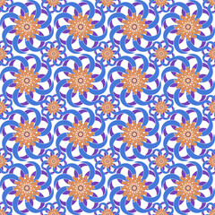Whirling Delights, Colorful Pinwheel, Wind Spinner Seamless Pattern vector background.
