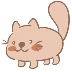 Cats collection. Cute cat illustration. Cute cat cartoon.