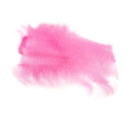 Texture watercolor brush, pink spot background, ink splash