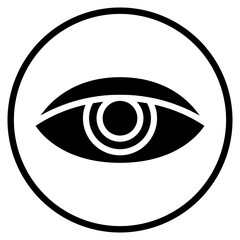 eye glyph icon