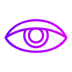 eye gradient icon