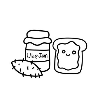Ube Halaya Delicious Jam Local Food Transparent