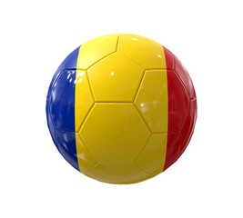 Football Romania Flag