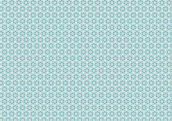 Abstract hexagram snow pattern ice cool blue presentation background