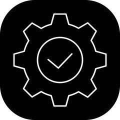 Development business and finance icon with black filled outline style. bulb, office, people, commerce, connection, network, partnership. Vector Illustration