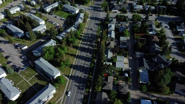 Exploring Urban Landscapes from Above: Aerial Adventures in Calgary, Canada