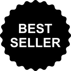 Best seller label icon for graphic design, logo, website, social media, mobile app, UI illustration