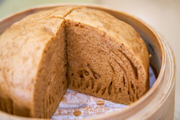 A soft and sweet Cantonese-style morning tea snack, steamed Mala cake