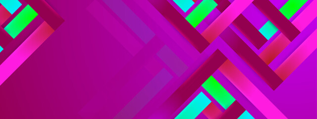 Vector colorful colourful banner abstract gradient geometric background