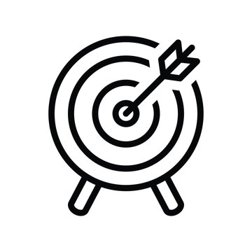 recommend clip art: Target goal vector icon