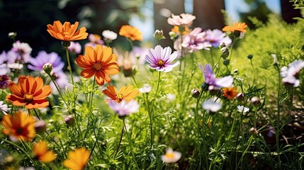 Obraz premium Colorful beautiful flowers