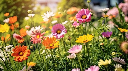 Obraz premium Colorful beautiful flowers