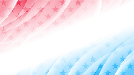 Wavy concept USA flag abstract background © saicle