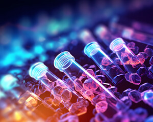 Abstract Medical Research Image