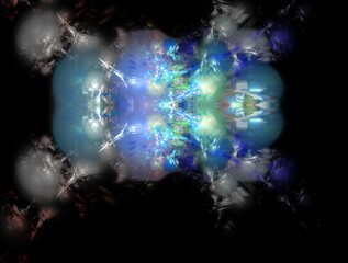 Imaginatory fractal abstract background Image