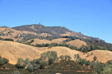 A view of Mt Diablo from the lower foothills of the mountain