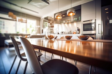 room interior, modern kitchen