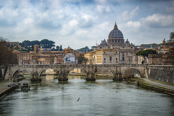 Le dôme de la Balique Saint-Pierre de Rome
