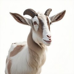 goat animal illustration on white background