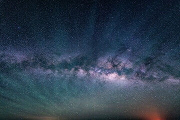 Stargazing at Mauna Kea, Big Island, Hawaii. Starry night sky, Milky Way galaxy astrophotography....
