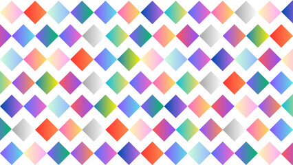 multi rainbow color seamless beautiful geometric shape illustration background for pride month transparent 