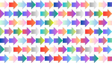 multi rainbow color seamless beautiful geometric shape illustration background for pride month transparent 