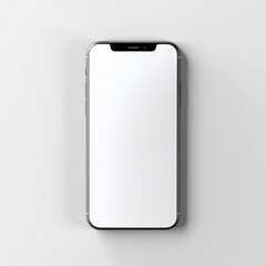 Blank phone cover mockup template Generative AI 