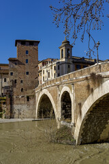 Pont sur le Tibre à Rome