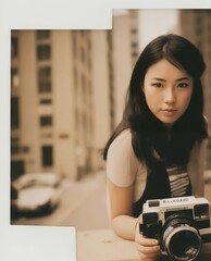  A beautiful girl with camera || Beauty and fashion, Generative-AI