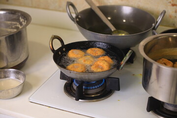 vada south indian famous breakfast tiffins closeup with selective focus and blur