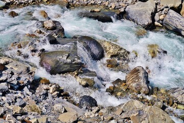 Bergbach, Weisstannental, Ostschweiz