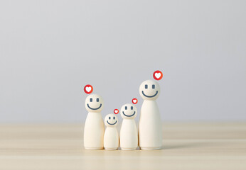 Family members, family home closing concept, family relationship symbol	