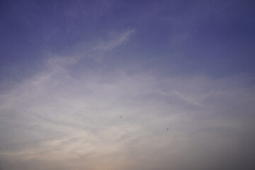 Blue clear sky wallpaper background