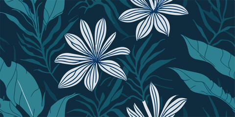 Abstract Aster Delight: Expressive and Artistic Pattern Design