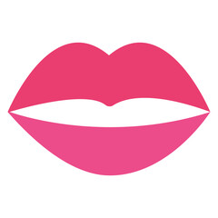 Cosmetics Beauty Fashion Makeup Elements with Lipstick and Mascara for Stickers