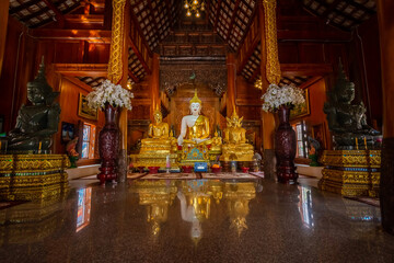Fototapeta na wymiar Wat Ban Den temple or Wat Den Sa Lee Si Muang Gan at Chiang Mai, Thailand