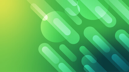 Green abstract background. Vector illustration