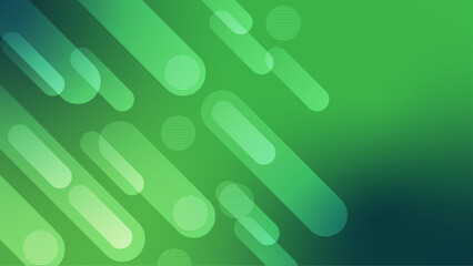 Green abstract background. Vector illustration