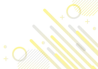 黄色のポップなグラフィック背景