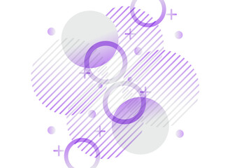 紫の図形グラフィック