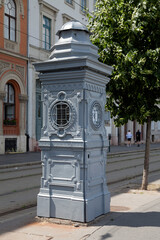 Old fashion hydrographic station in Budapest