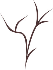 Branch Silhouette Illustration for Decoration