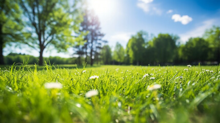 Blur park garden tree in nature background