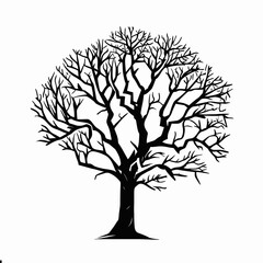 tree silhouette vector black and white tree silhouette