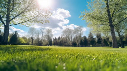 Obraz premium Blur park garden tree in nature background