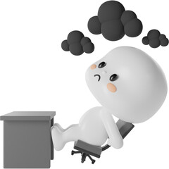 Mental illness 3d Illustration