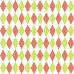 Seamless pattern with rhombuses. Vector Illustration.