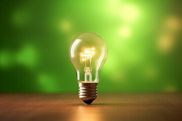 Energy saving light. Generate Ai