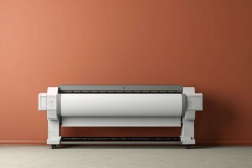Large format printer. Generate Ai - obrazy, fototapety, plakaty